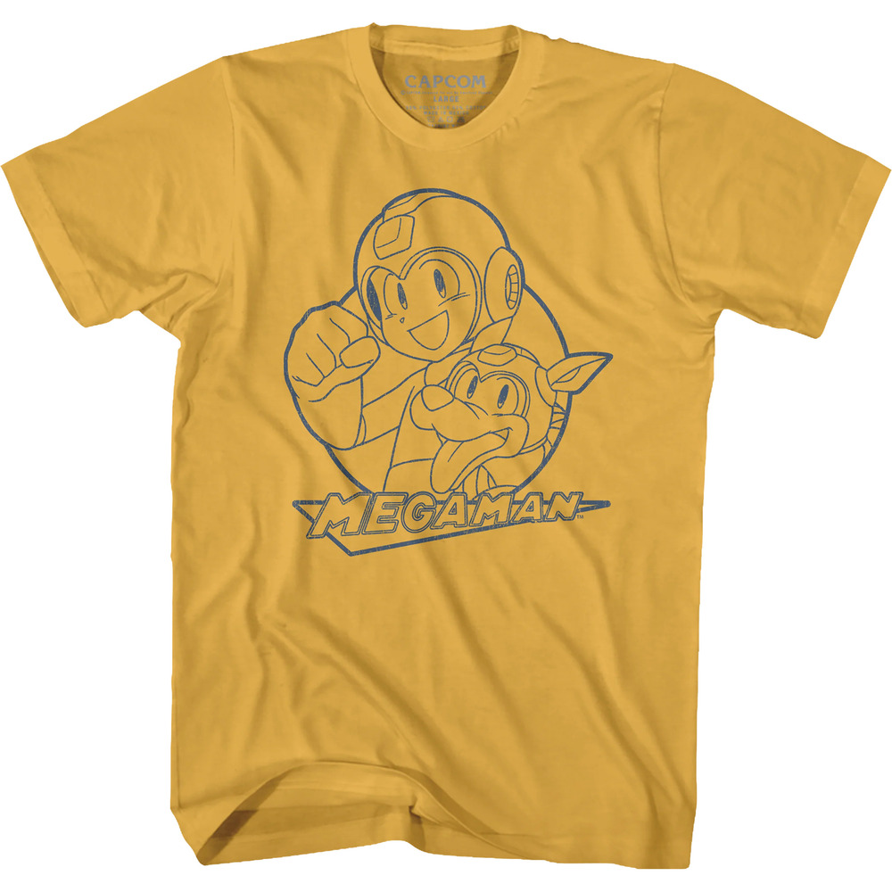 Sketch Of Rush And Mega Man Tshirt